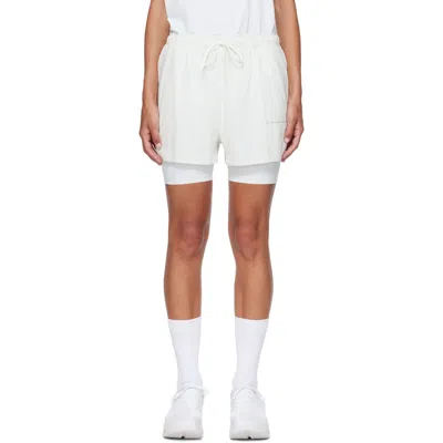 Post Archive Faction (paf) Off-white On Edition Zero 2-in-1 Shorts