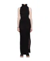 Post Archive Faction (paf) Black 6.0 Right Midi Dress In Black