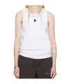 Post Archive Faction (paf) White 8.0 Right Sleeveless Tank Top In White