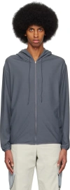 Post Archive Faction (paf) Ssense Exclusive Gray 5.0 Center Hoodie In Selection 1