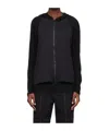 Post Archive Faction (paf) Stitchable Hooded Sweatshirt In Black