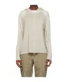 Post Archive Faction (paf) Stitchable Hooded Sweatshirt In White