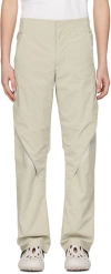 Post Archive Faction (paf) Men's "6.0 Center" Technical Trousers In Warm Grey