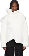 Post Archive Faction (paf) White 7.0 Center Down Jacket In White