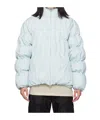 Post Archive Faction (paf) Ssense Exclusive Blue Down Jacket