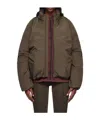 Post Archive Faction (paf) Zipper Down Jacket In Green
