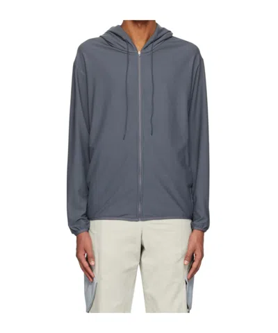POST ARCHIVE FACTION (PAF) ZIPPER HOODED SWEATSHIRT