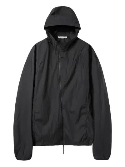 Post Archive Faction Runner Hooded Jacket In Black