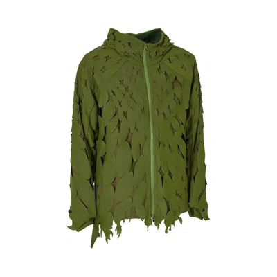 Pre-owned Post Archive Faction Woven 5.1 Technical Jacket Left 'green' | Men's Size S