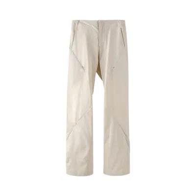 Pre-owned Post Archive Faction Woven 5.1 Technical Pants Right 'beige' | Tan | Men's Size M In Brown
