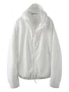 Post Archive Faction Zip-up Bomber Jacket In White