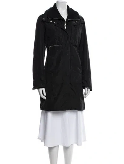 Pre-owned Post Card Coat In Black