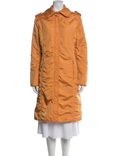 Pre-owned Post Card Coat In Orange