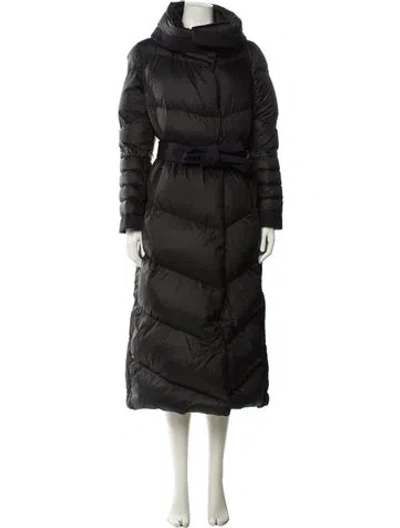 Pre-owned Post Card Down Coat In Black