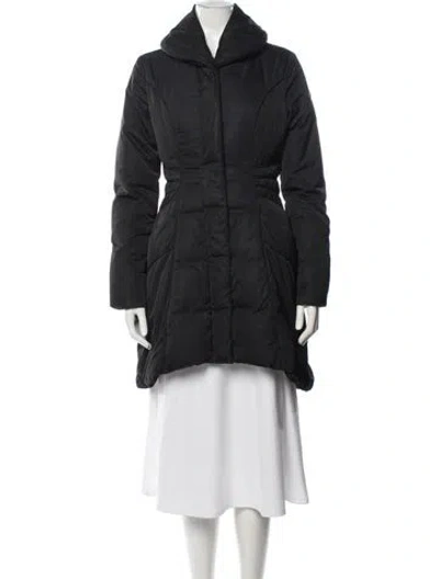 Pre-owned Post Card Down Coat In Black