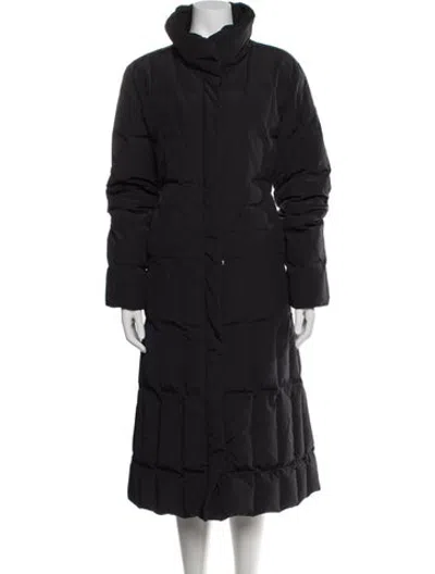 Pre-owned Post Card Down Coat In Black