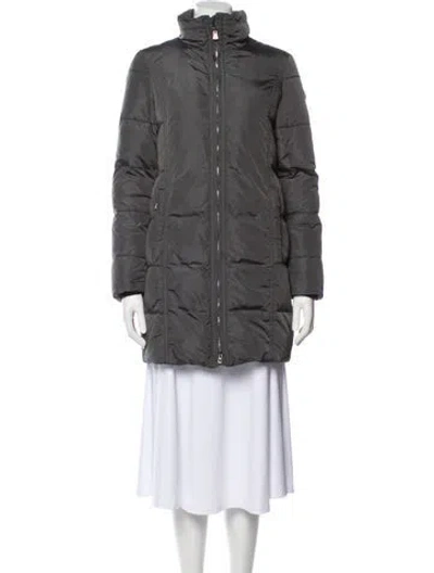 Pre-owned Post Card Down Coat In Gray
