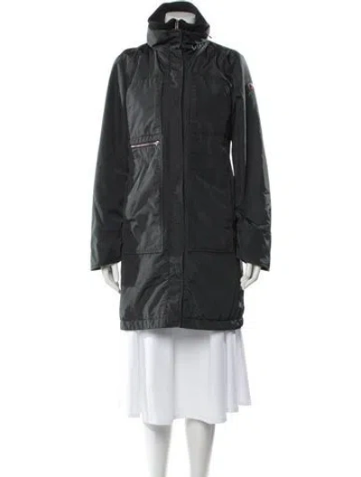 Pre-owned Post Card Down Coat In Gray