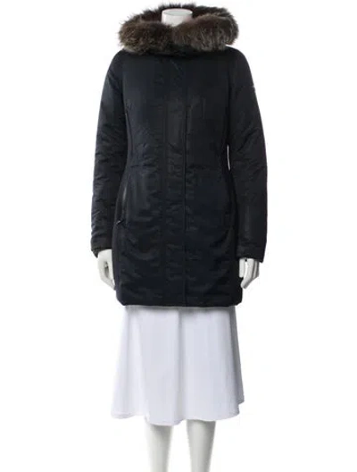 Pre-owned Post Card Down Coat In Gray
