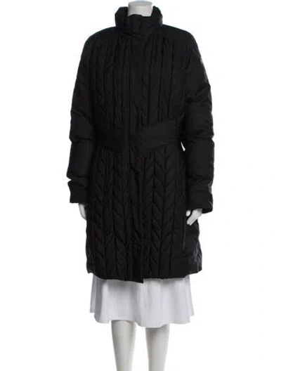 Pre-owned Post Card Down Down Coat In Black
