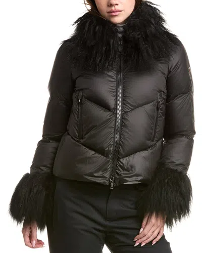 Post Card Down Jacket In Black