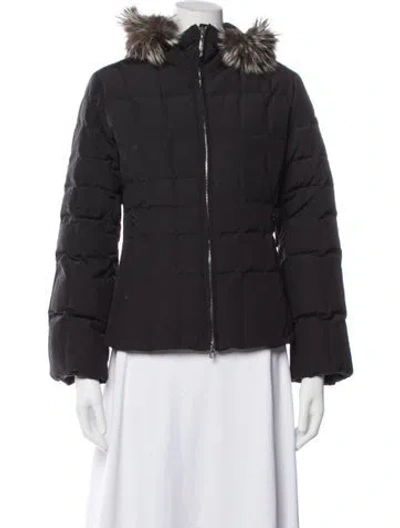 Pre-owned Post Card Down Jacket In Black