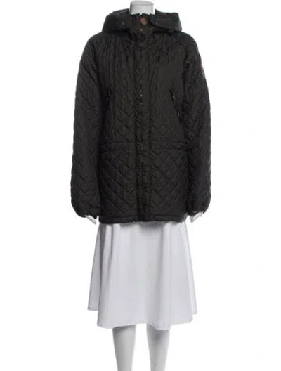 Pre-owned Post Card Down Jacket In Black