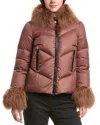 Post Card Down Jacket In Brown