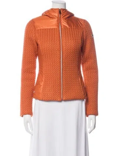 Pre-owned Post Card Down Jacket In Orange