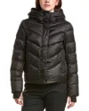 Post Card Down Puffer Jacket In Multi