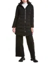 Post Card Down Puffer Parka In Black