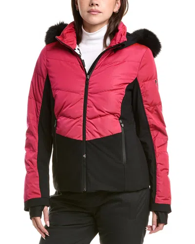 Post Card Down Ski Jacket In Multi