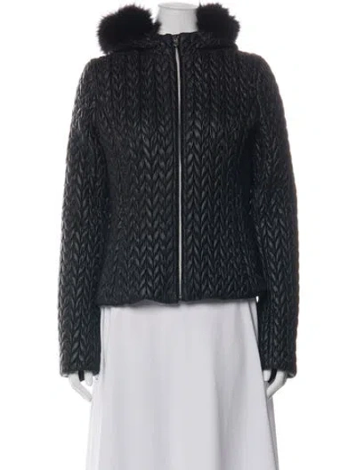 Pre-owned Post Card Jacket In Black