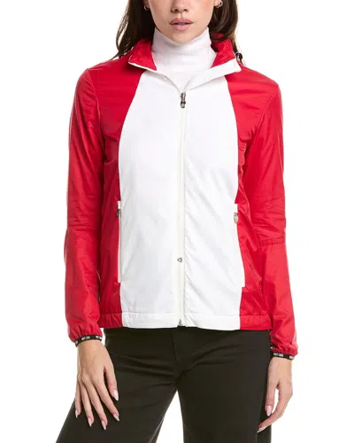 Post Card Light Zip Jacket In White