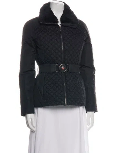 Pre-owned Post Card Nylon Down Jacket In Black