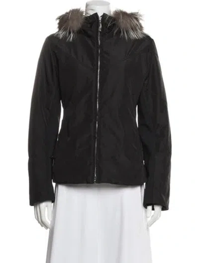 Pre-owned Post Card Nylon Down Jacket In Black
