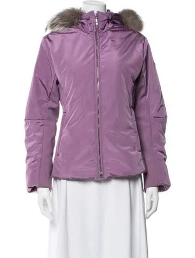 Pre-owned Post Card Nylon Down Jacket In Purple