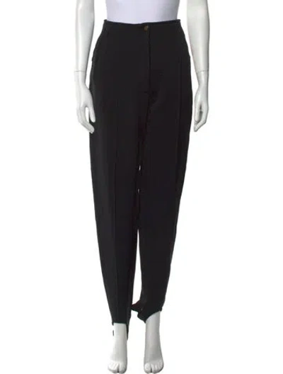 Pre-owned Post Card Nylon Skinny Leg Pants In Black