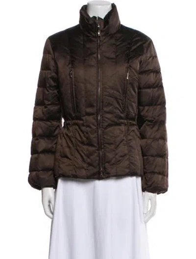 Pre-owned Post Card Nylon Utility Jacket In Brown