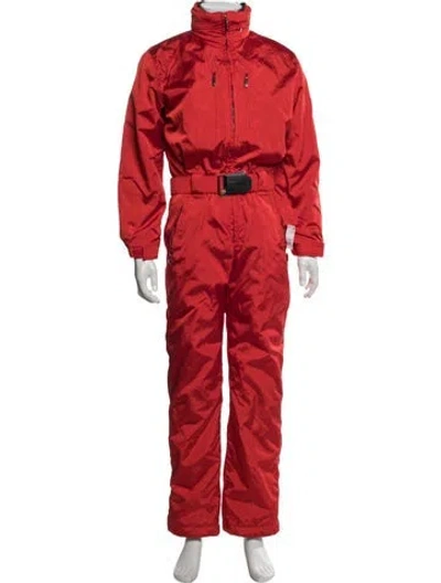 Pre-owned Post Card Overalls In Red