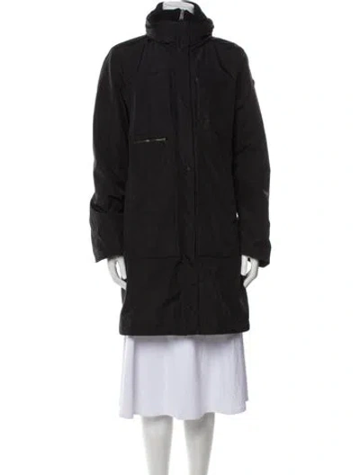 Pre-owned Post Card Parka In Black