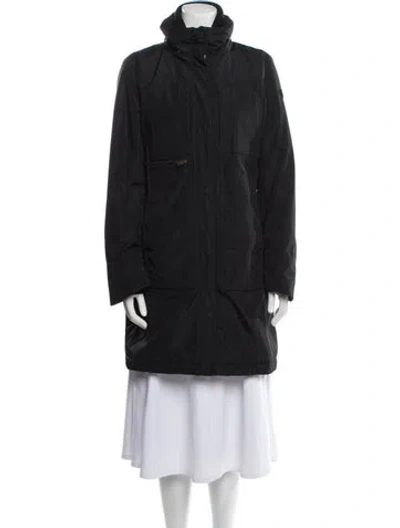 Pre-owned Post Card Parka In Black