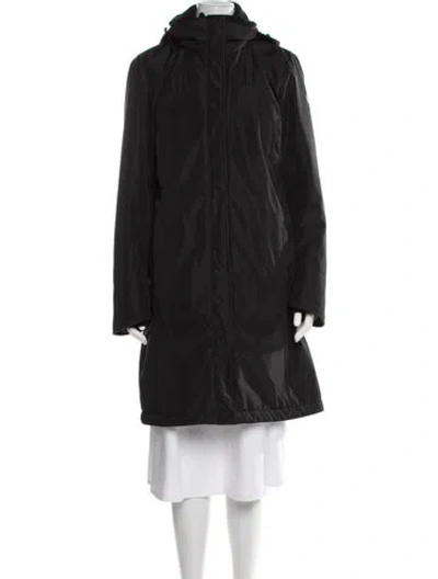 Pre-owned Post Card Parka In Black