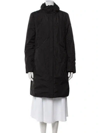Pre-owned Post Card Parka In Black