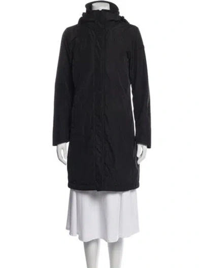 Pre-owned Post Card Parka In Black