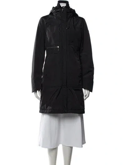 Pre-owned Post Card Parka In Black