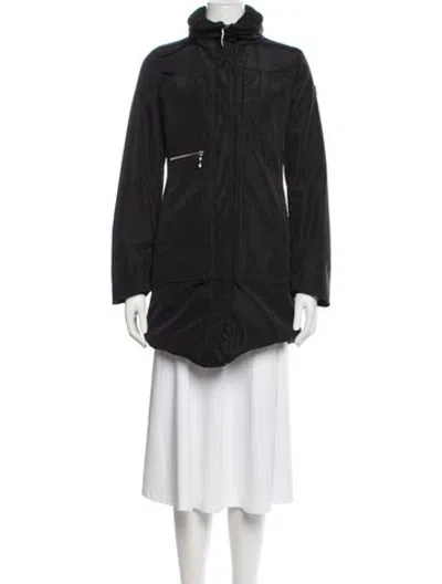 Pre-owned Post Card Parka In Black