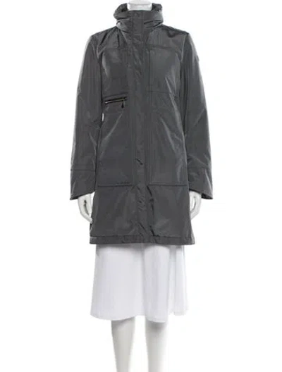 Pre-owned Post Card Parka In Gray