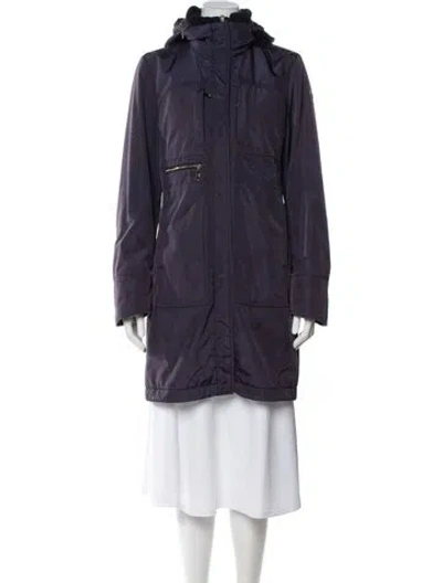 Pre-owned Post Card Parka In Purple
