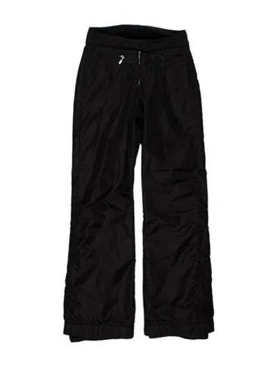 Pre-owned Post Card Straight Leg Pants In Black
